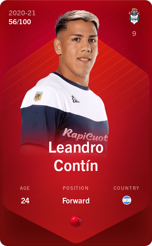 Leandro Contín 2020-21 • Rare 56/100