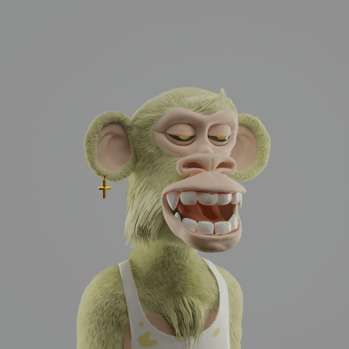 3D Bored Ape Club #382