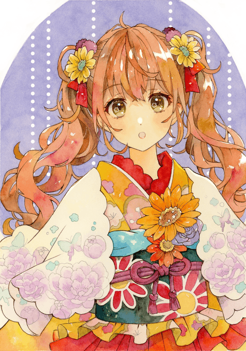 Crypto Kimono Girls #002