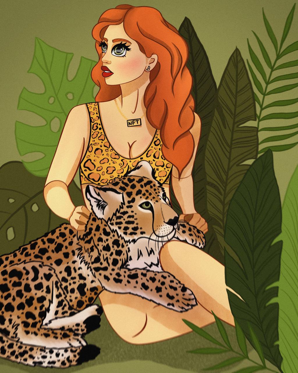 Cheetah Lady