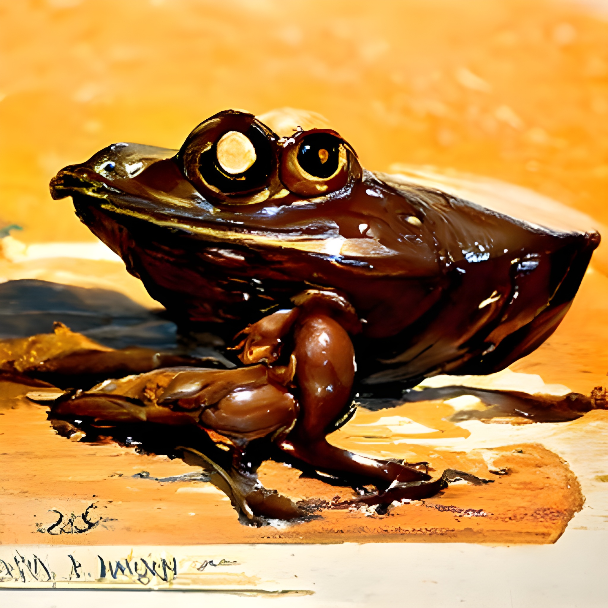 10032 brown frog
