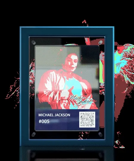 Michael Jackson pixel card #005
