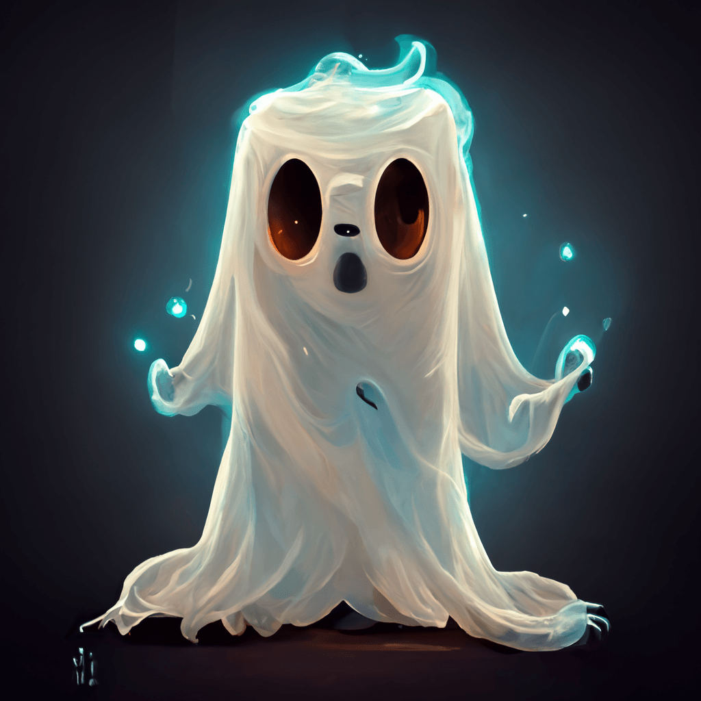 Boo the Ghost - Halloweenees | OpenSea