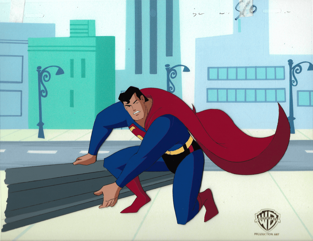 Original: Superman The Animated Series Art Work #02 - DC Characters |  OpenSea