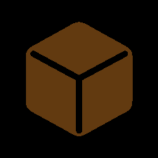 Brown Cube
