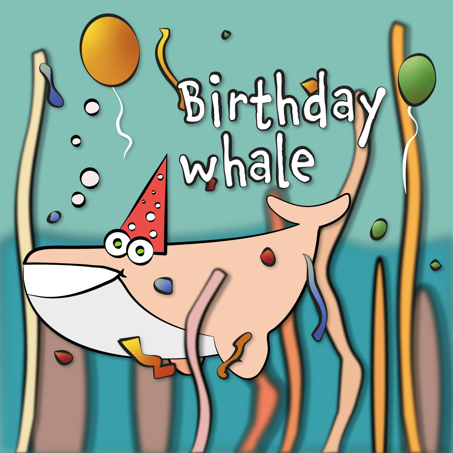 The colorful whale - 2022 birthday special edition