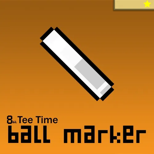 8bit Tee Time Ball Marker 018