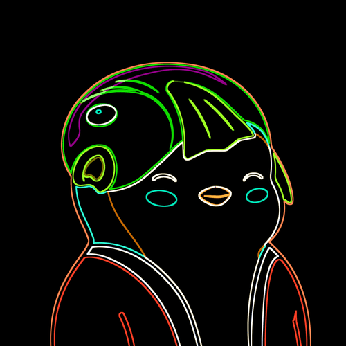 Neon Pudgy Penguin 970