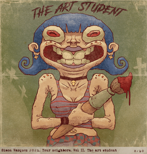 Art student. 