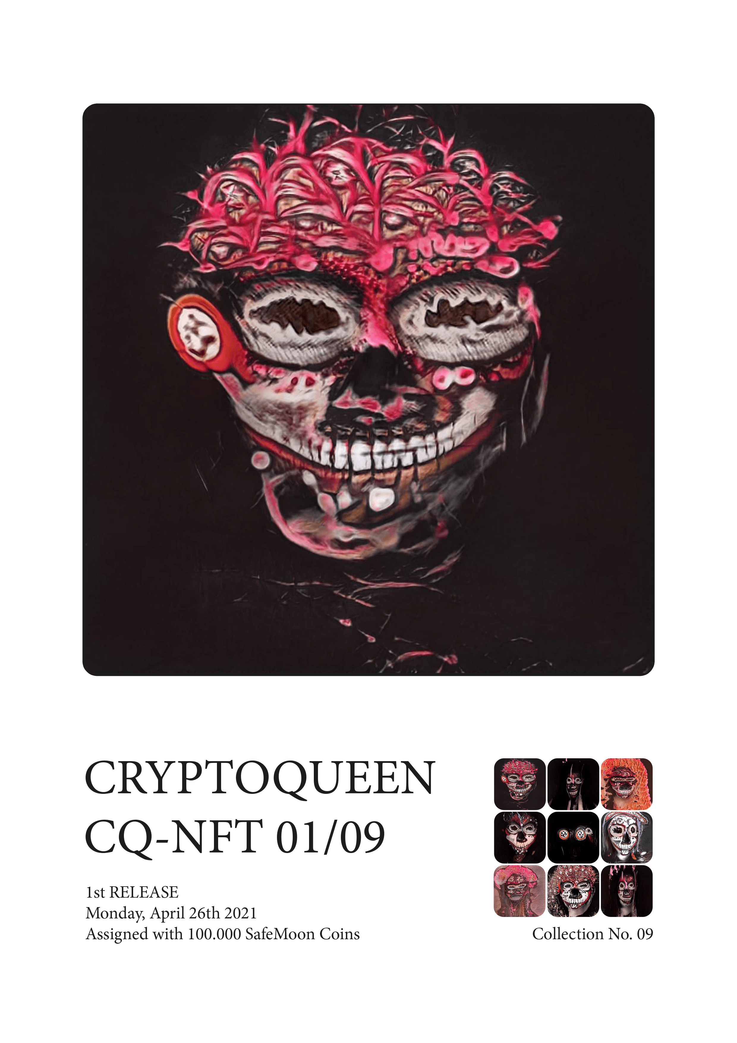 CryptoQueen CQ-NFT 01/09 - Collection Card