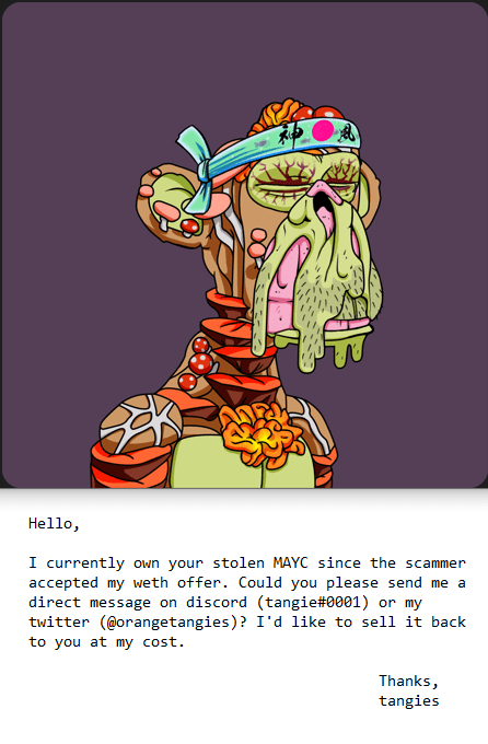 Please dm about stolen mutant