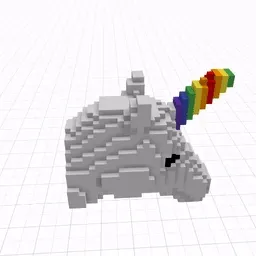 Pride 2022 Unicorn Head