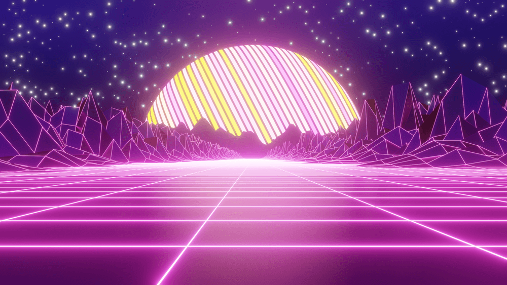 80s background store