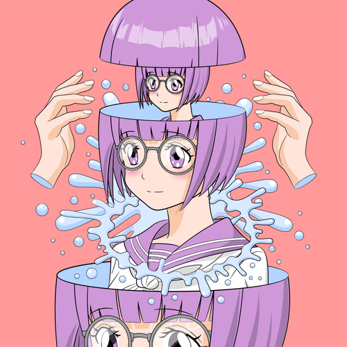 Collage girl #2