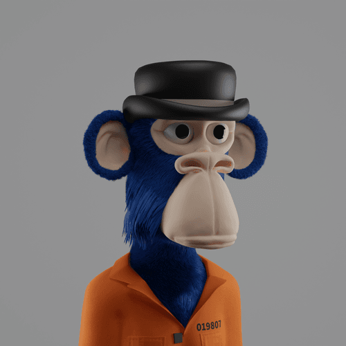 3D Bored Ape Club #401