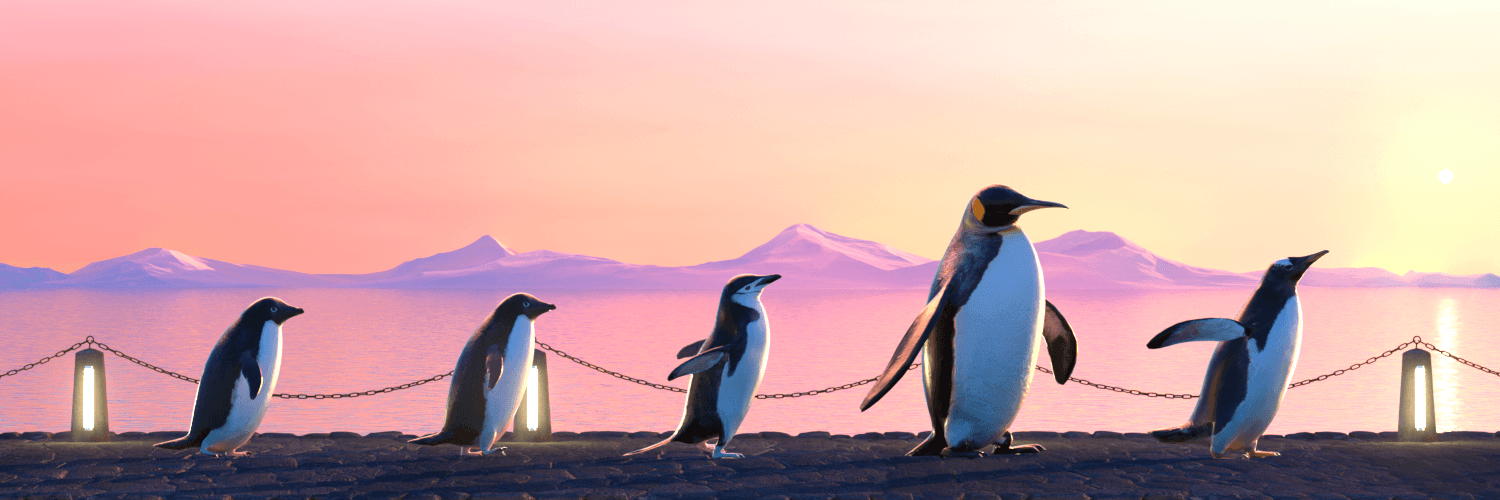 Five Penguins #1855