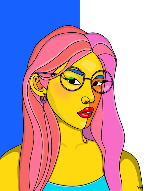 Neo-Pop Cubist Woman №32