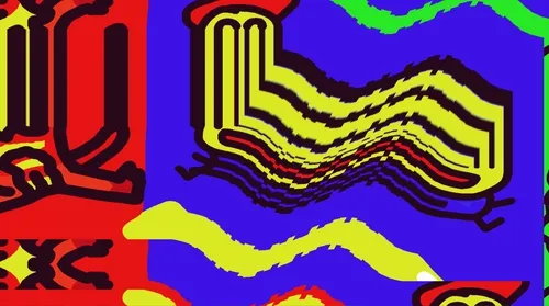 Monkey Gone Wild Collab Glitch Cartoon No #2 of 5