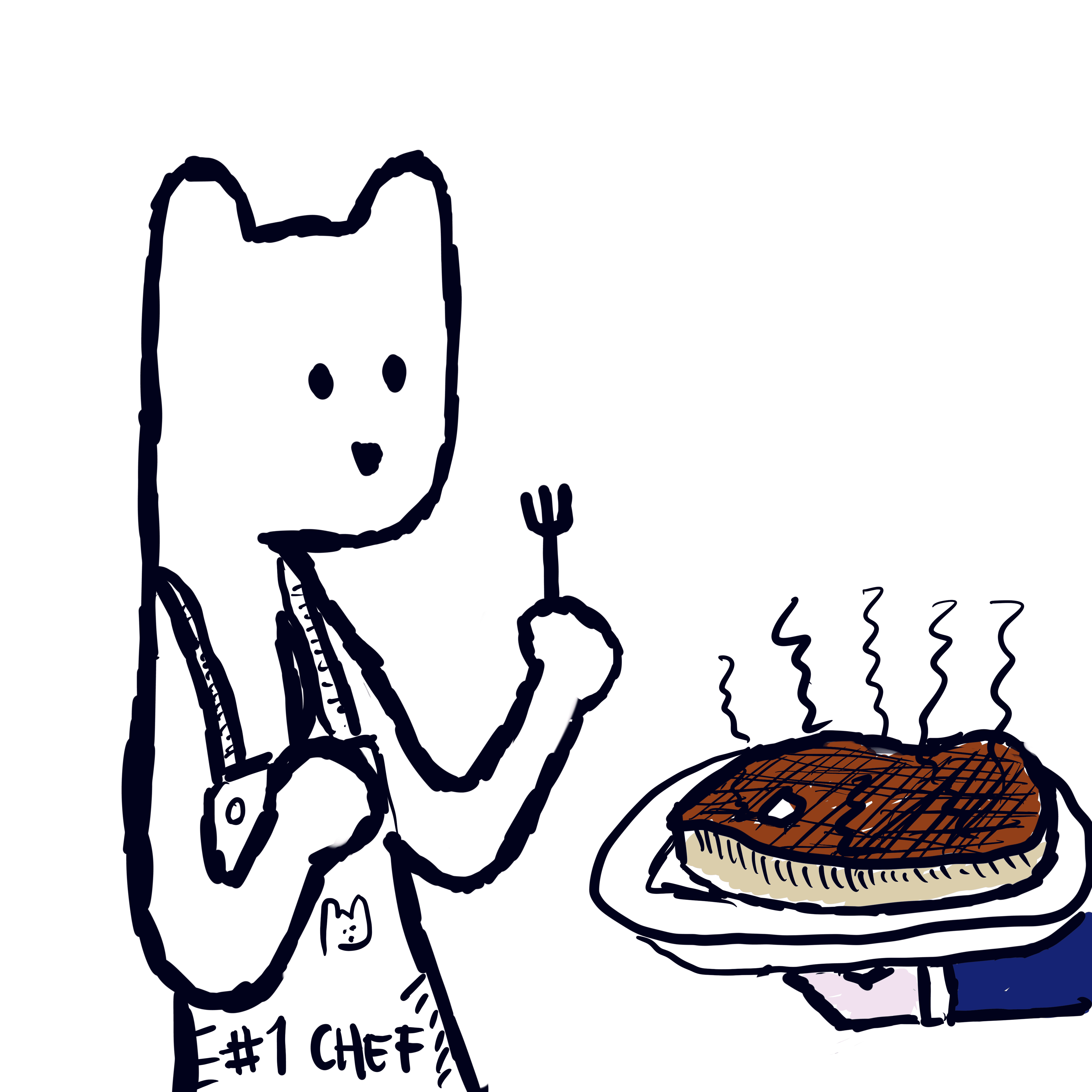 bear and steak