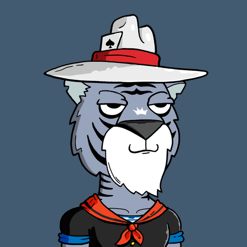Grouchy Tiger Social Club #9196