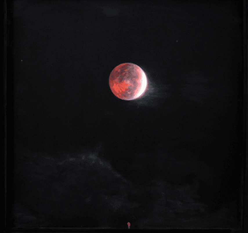 Digital Painting Is Infinite (The Blood Moon)