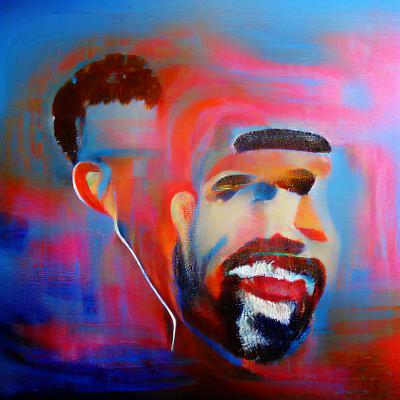 Aubrey Drake Graham AI Acrylic picture