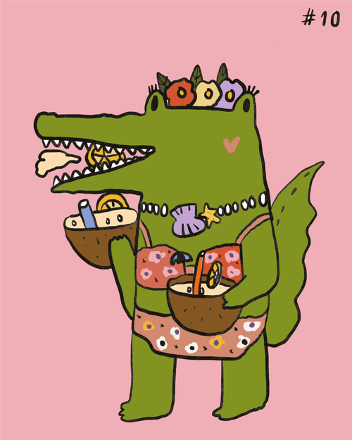 10 Croco drink Coconut Juice