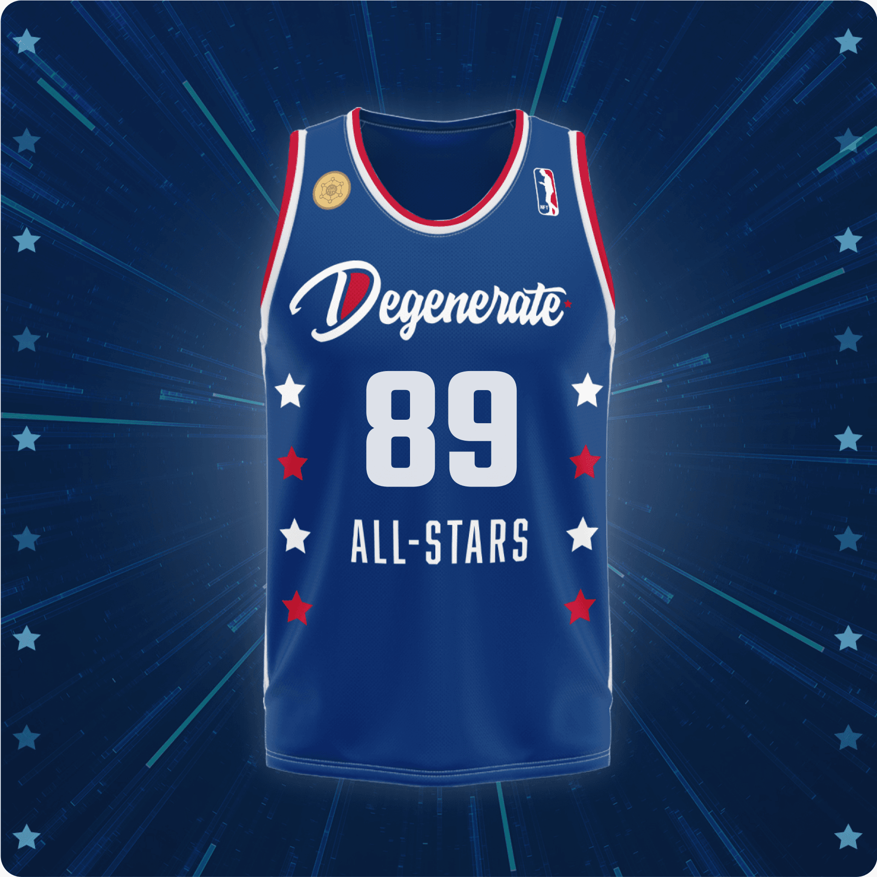 Degenerate All-Stars Jersey Blue #89