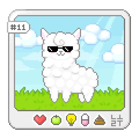Pixel Alpaca #11