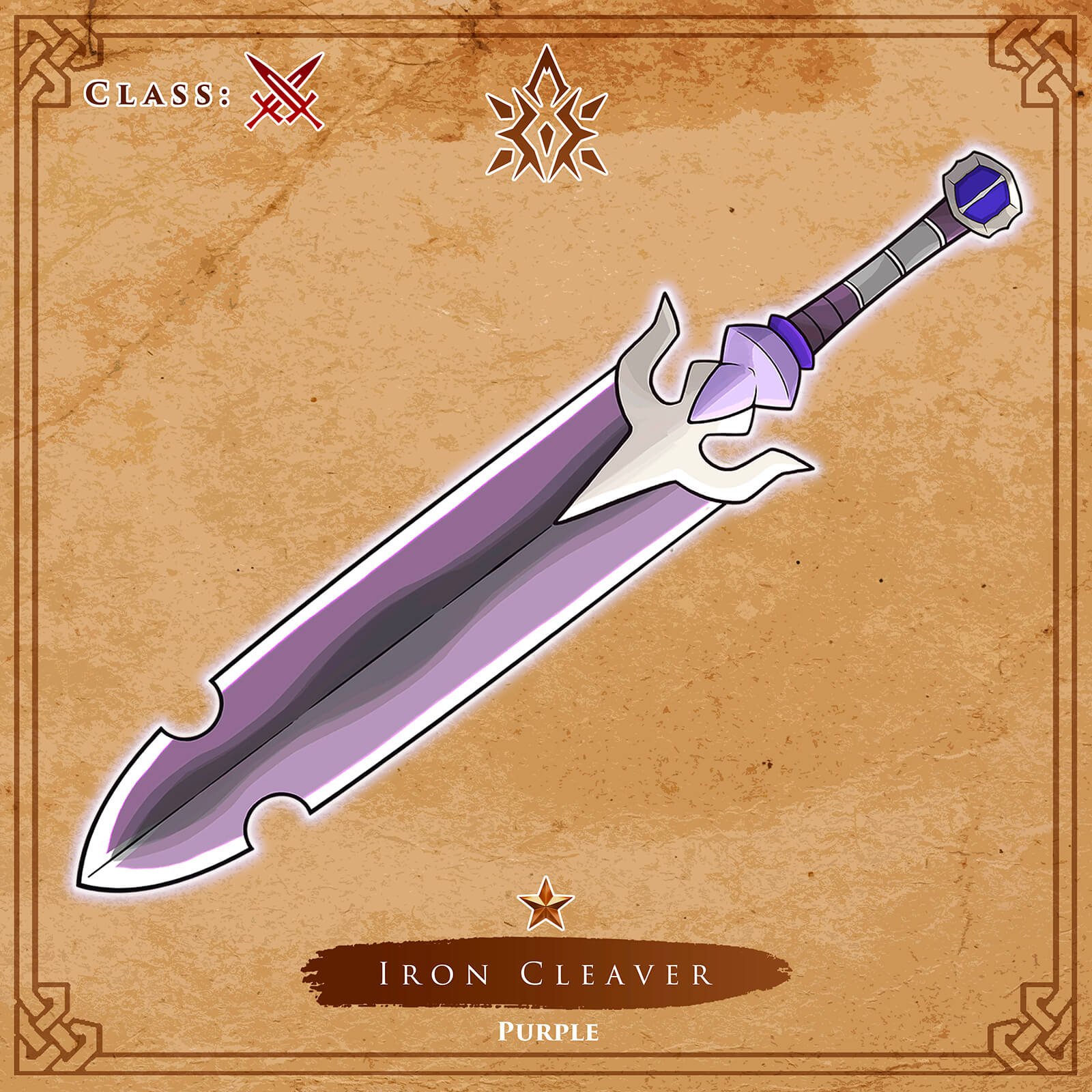 Iron Cleaver Purple