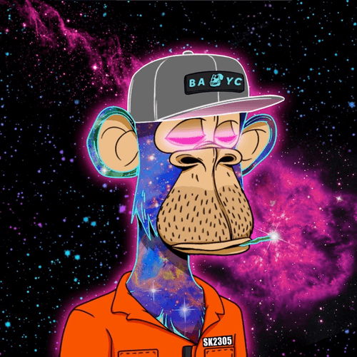 The Ape Cosmic Derivative of BAYC #9203 by Skam2?