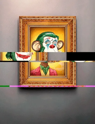 Banksy Party Ape (GLITCH JOKER)