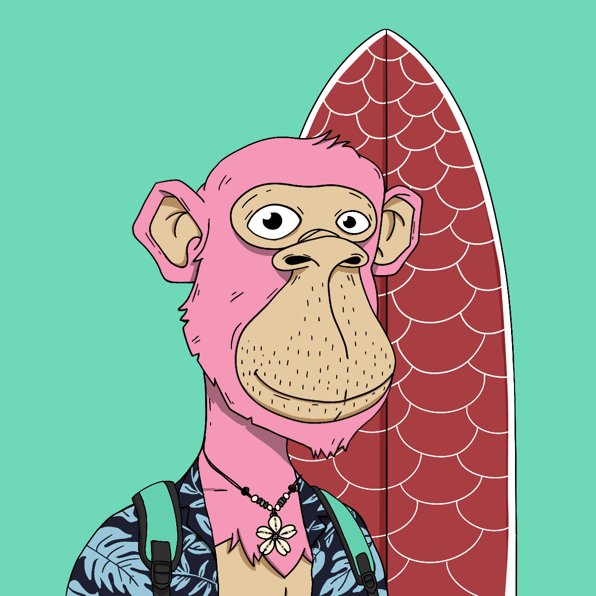Chillin' Ape Surf Club #1613