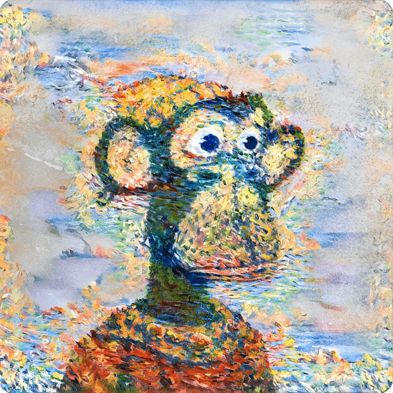 Bored Ape by Claude Monet #2