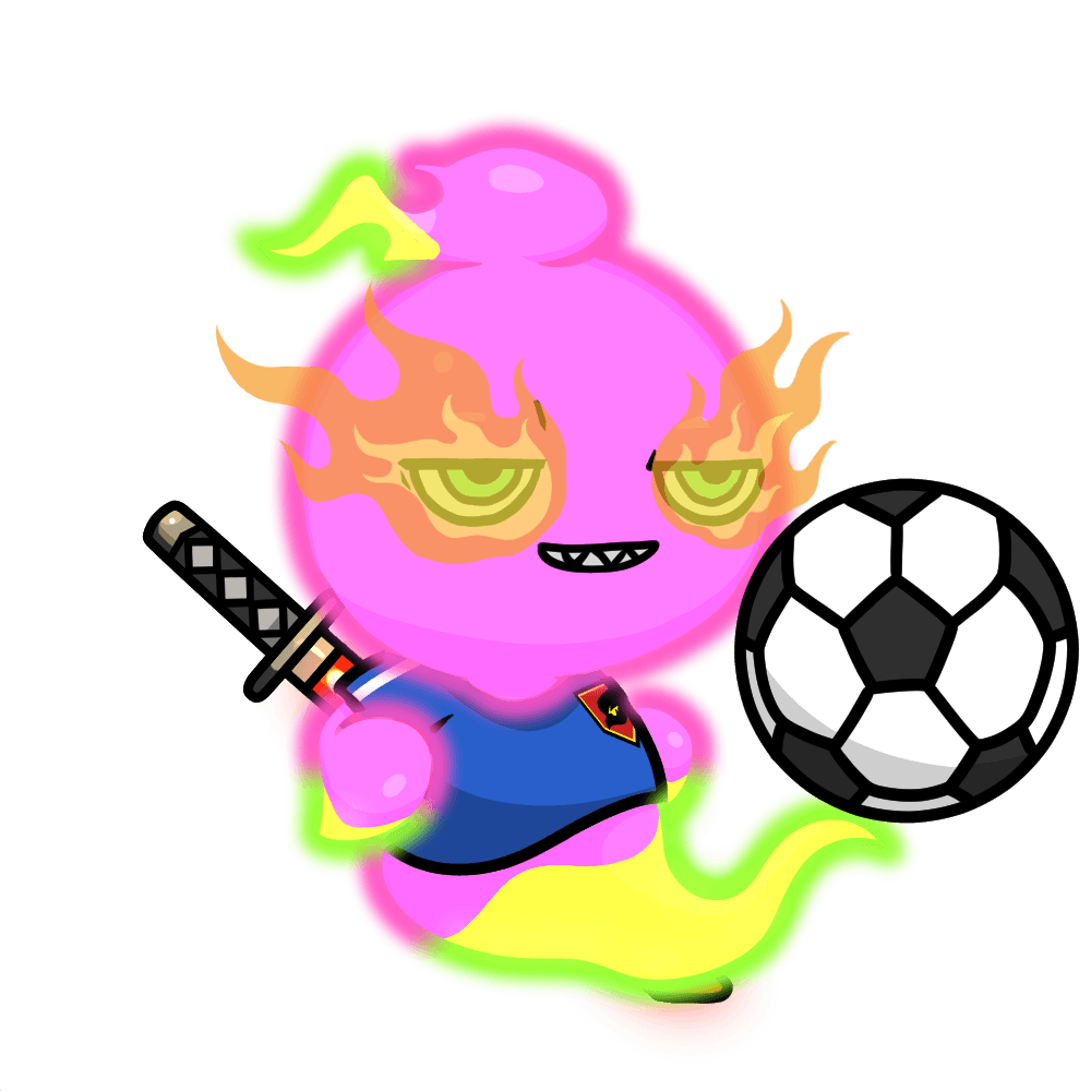 Mitama-Soccer player-Neonpink #04331