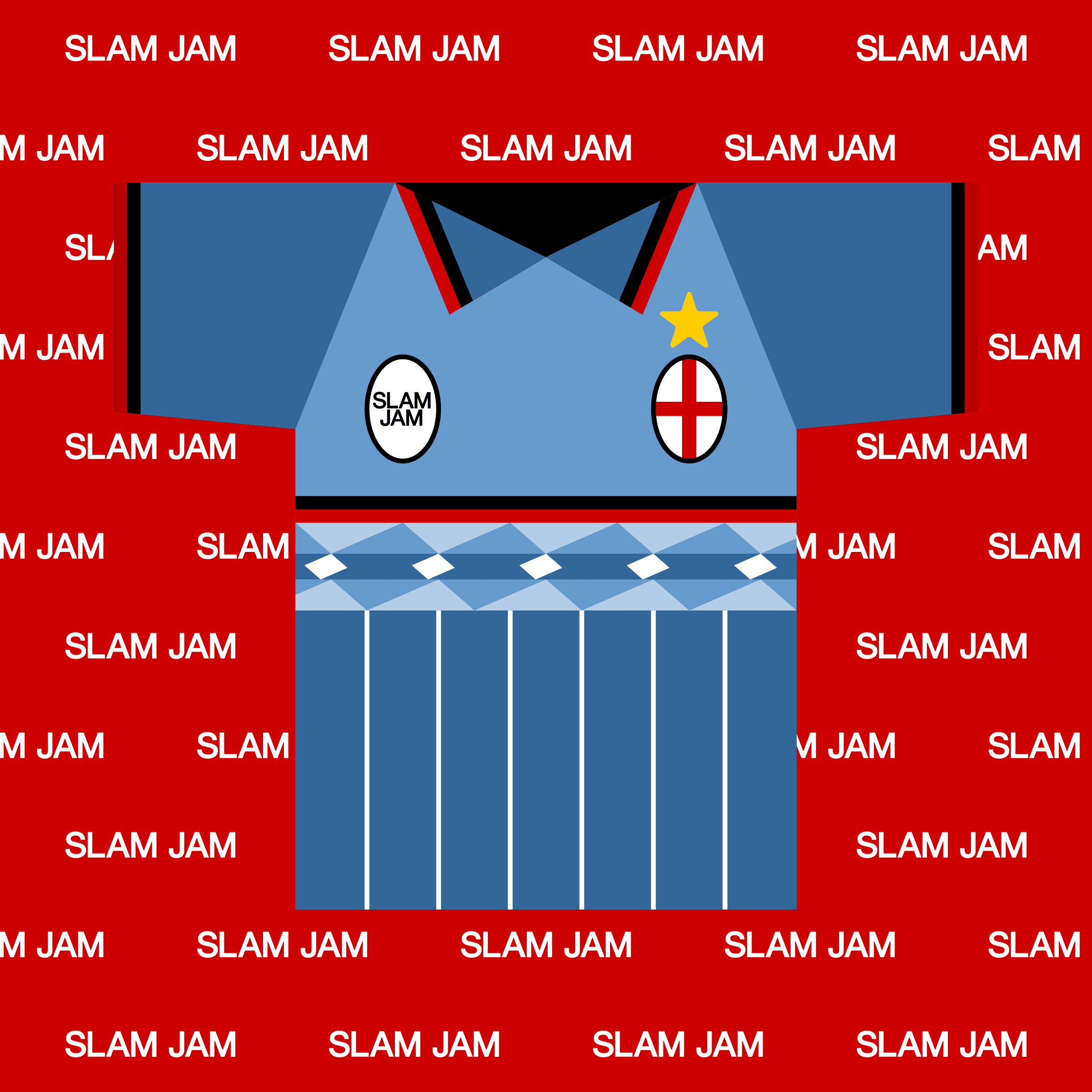 Slam Jam x AC Milan Jersey