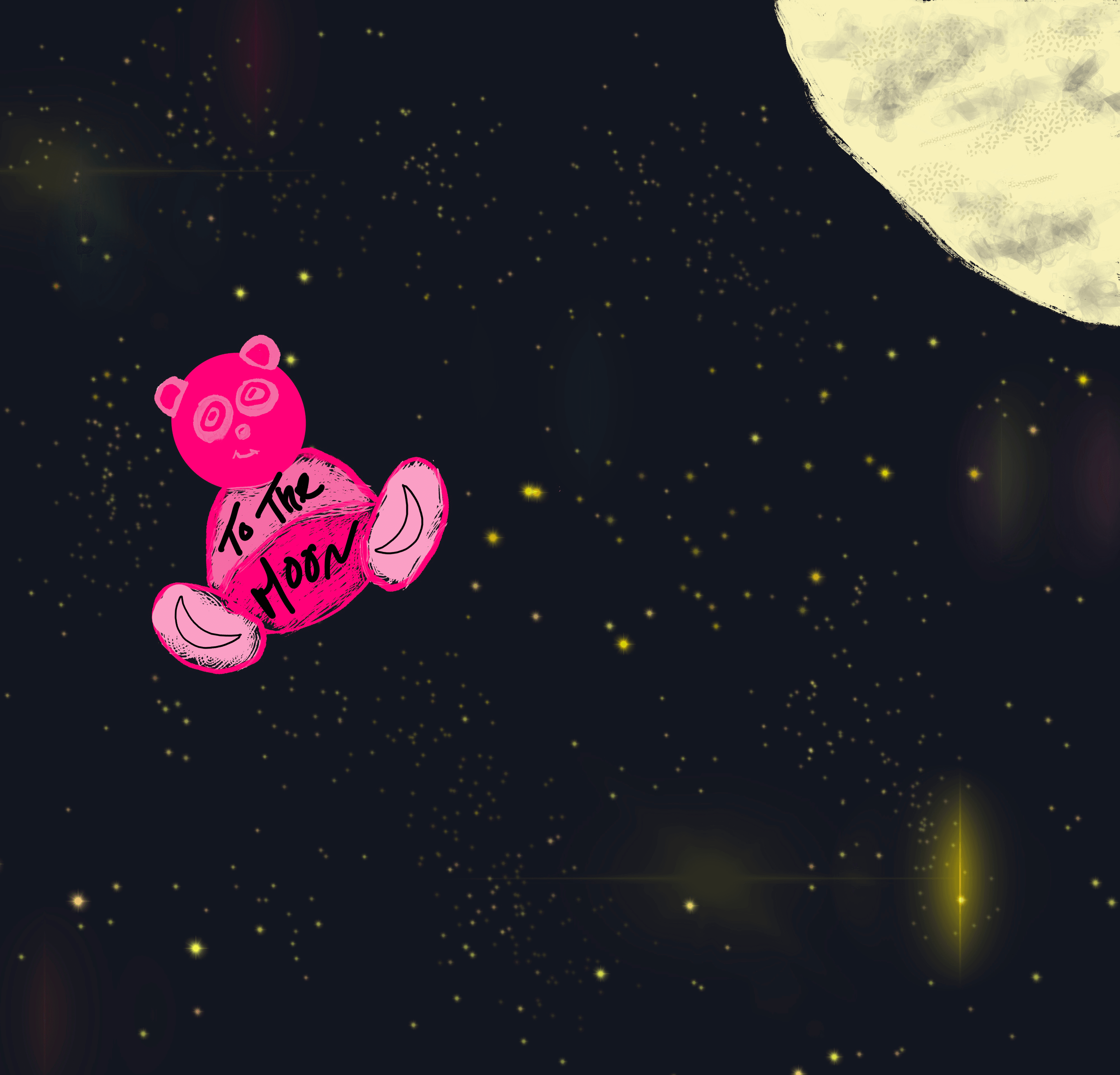 Pink Panda Goes to the Moon