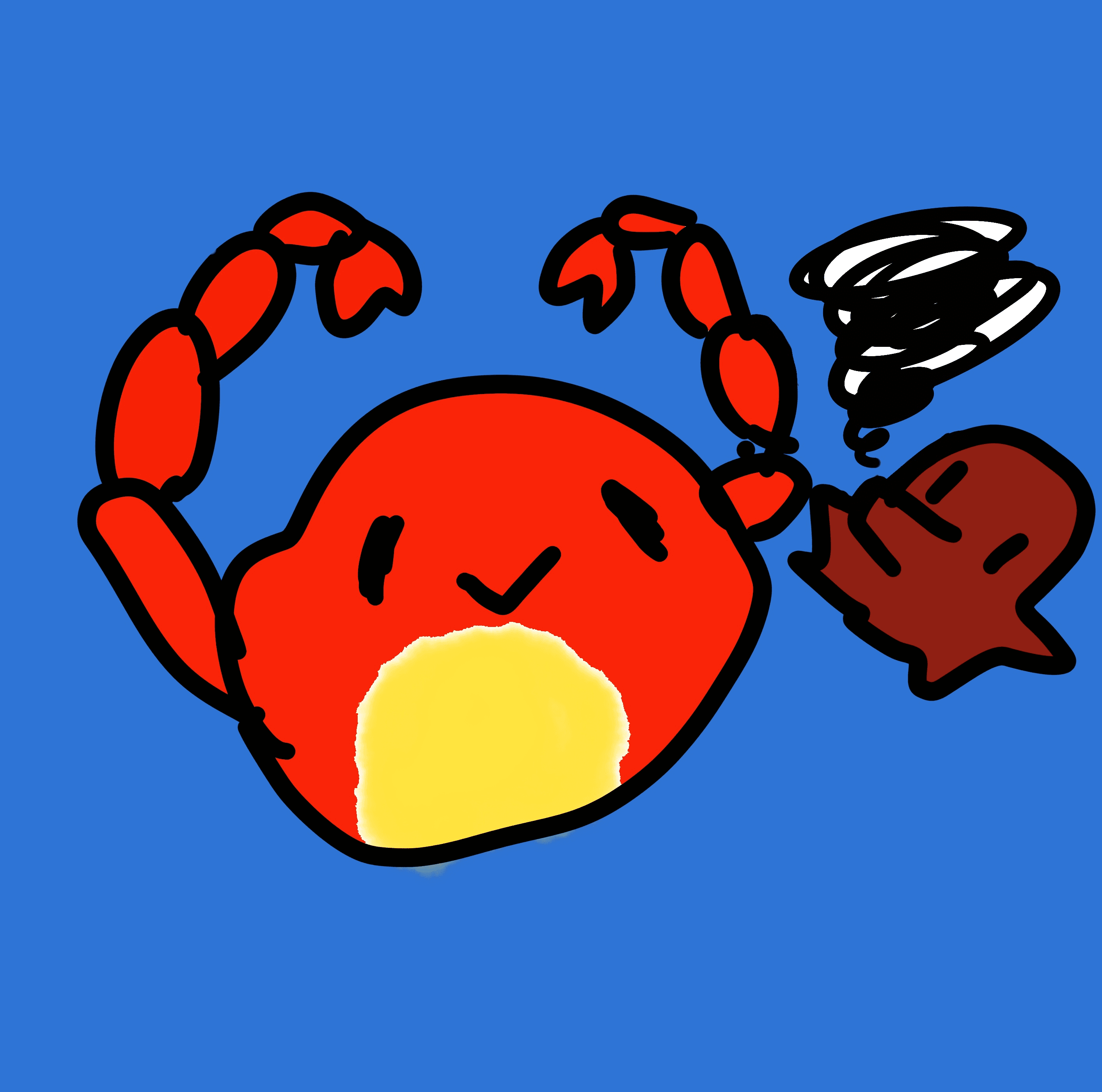 A Crab and a Octopus