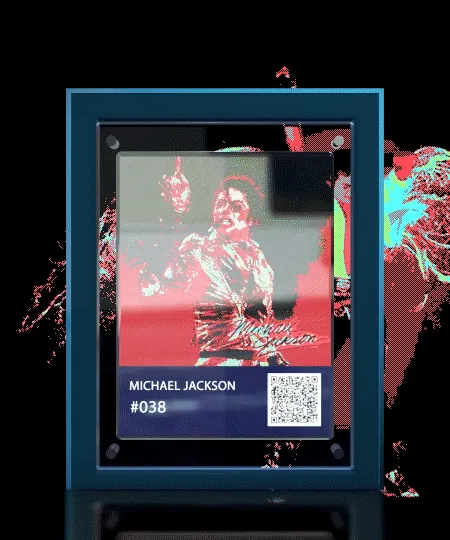 Michael Jackson pixel card #038