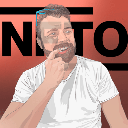 Hand drawn self-portrait