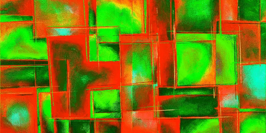 Abstract Psychodelic Squares