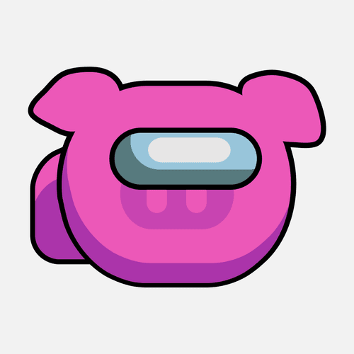 Pink Among Us Porky #264