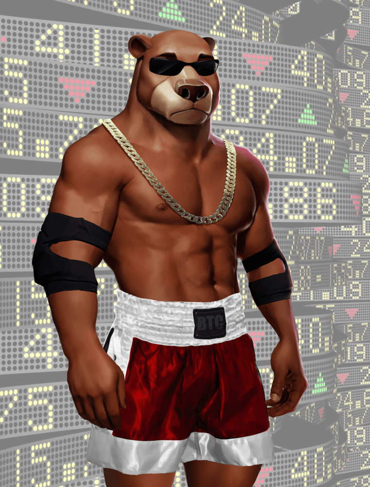 Wall Street Avatar Fighter Bear #333