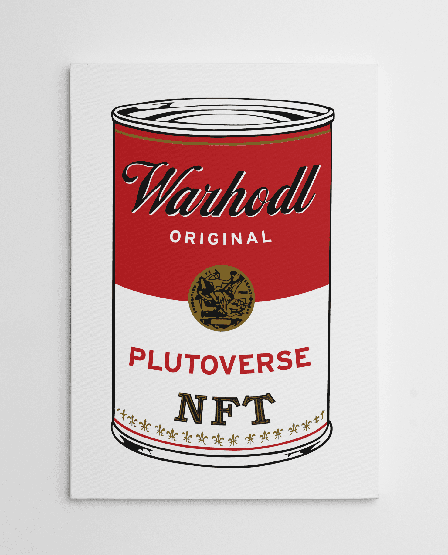 WARHODL Artist Proof "PLUTOVERSE" NFT Original Can
