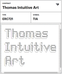 Thomas Intuitive Art - Minted on own contract collection image