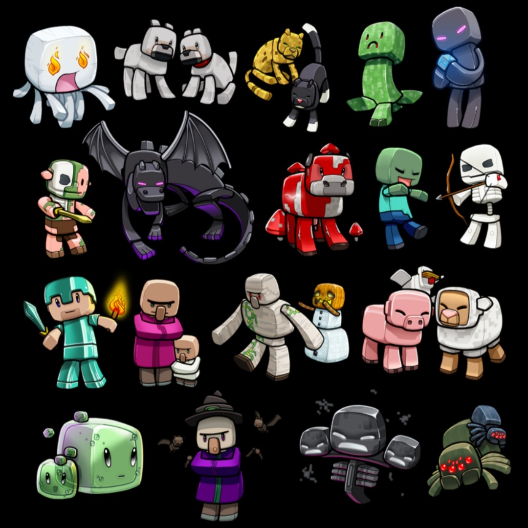 Minecraft characters - Collection | OpenSea