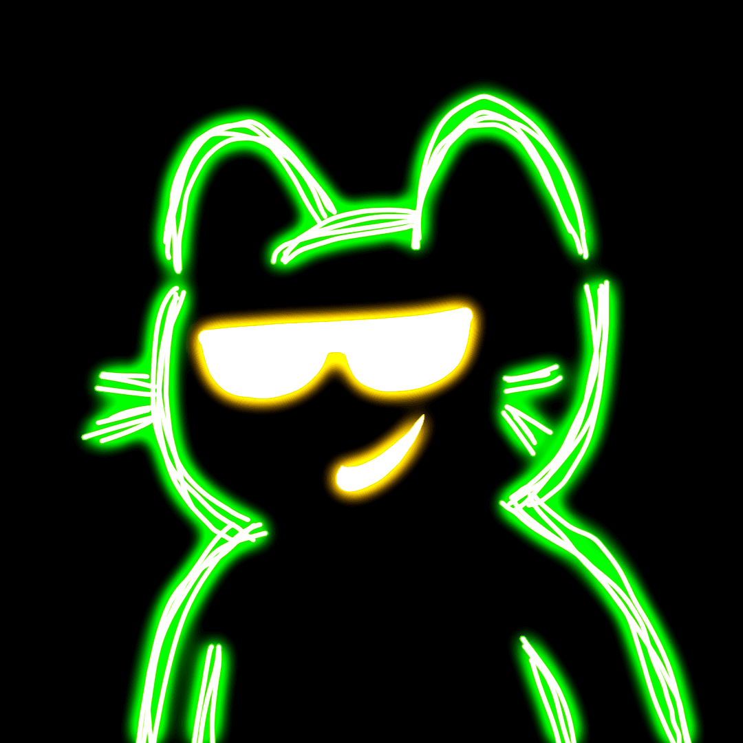 Neon Cat #217