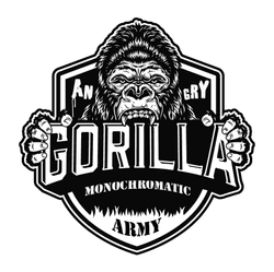 Angry Gorilla Monochromatic Army collection image