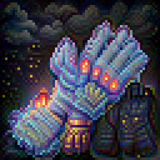 'Apocalypse Glow' Divine Gloves of Giants