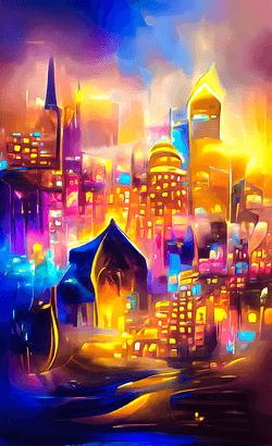 City Lights NFT Art collection image